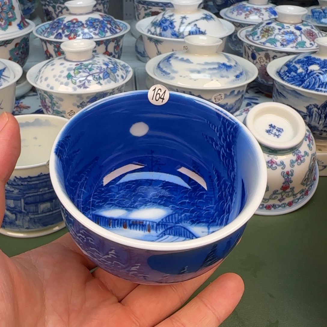 彦祖纯手工手绘茶具164