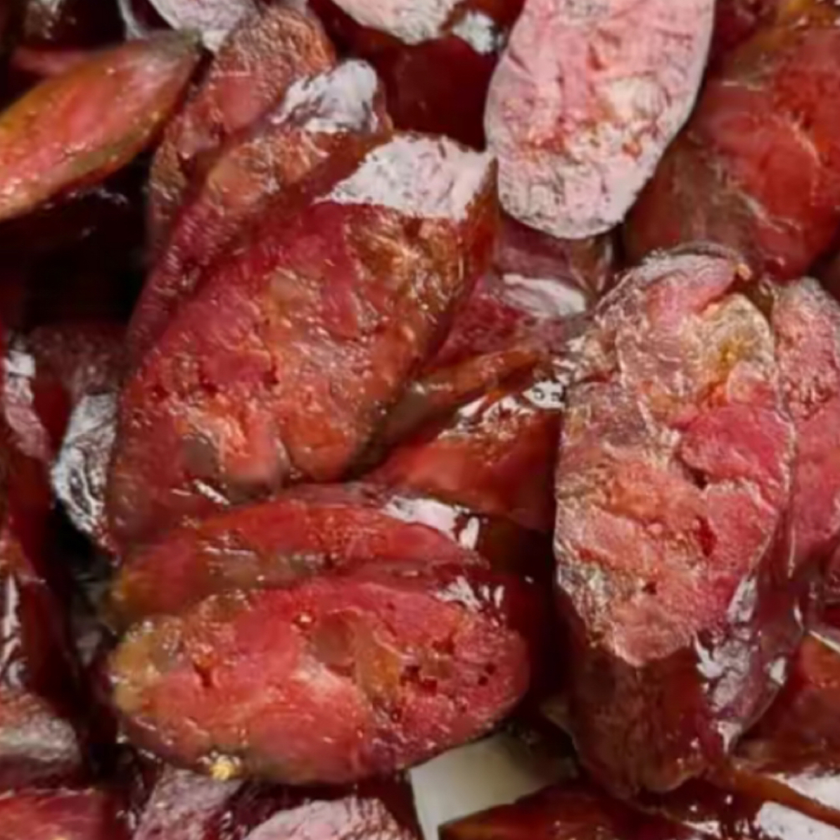 （香肠现称现卖）贵州正宗柴火烟熏腊肉农家土猪