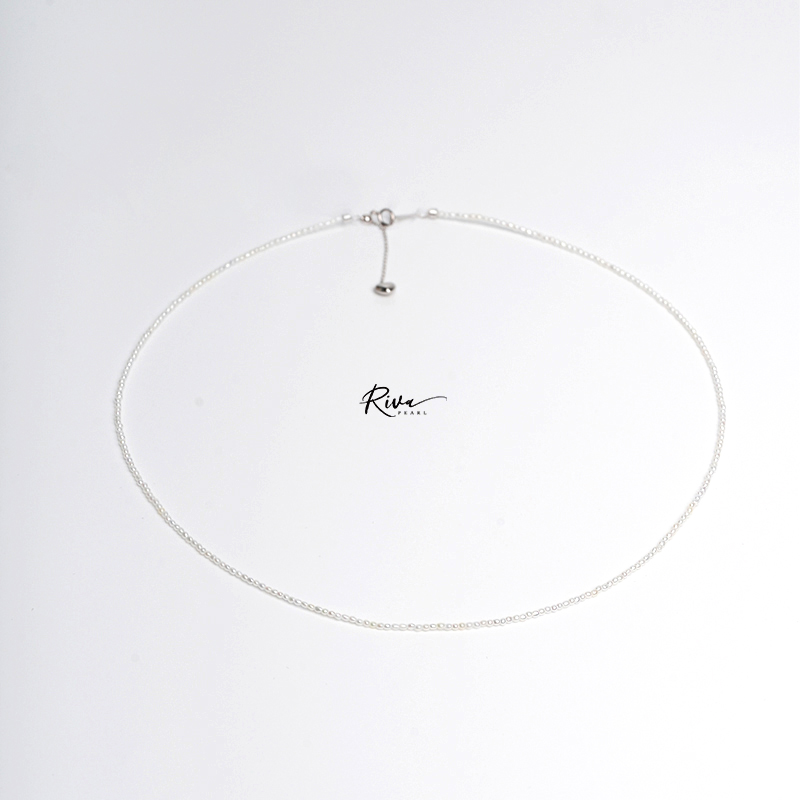 芮瓦【澳白keshi】无核海水珍珠项链小尺寸叠戴（多样性发其一）