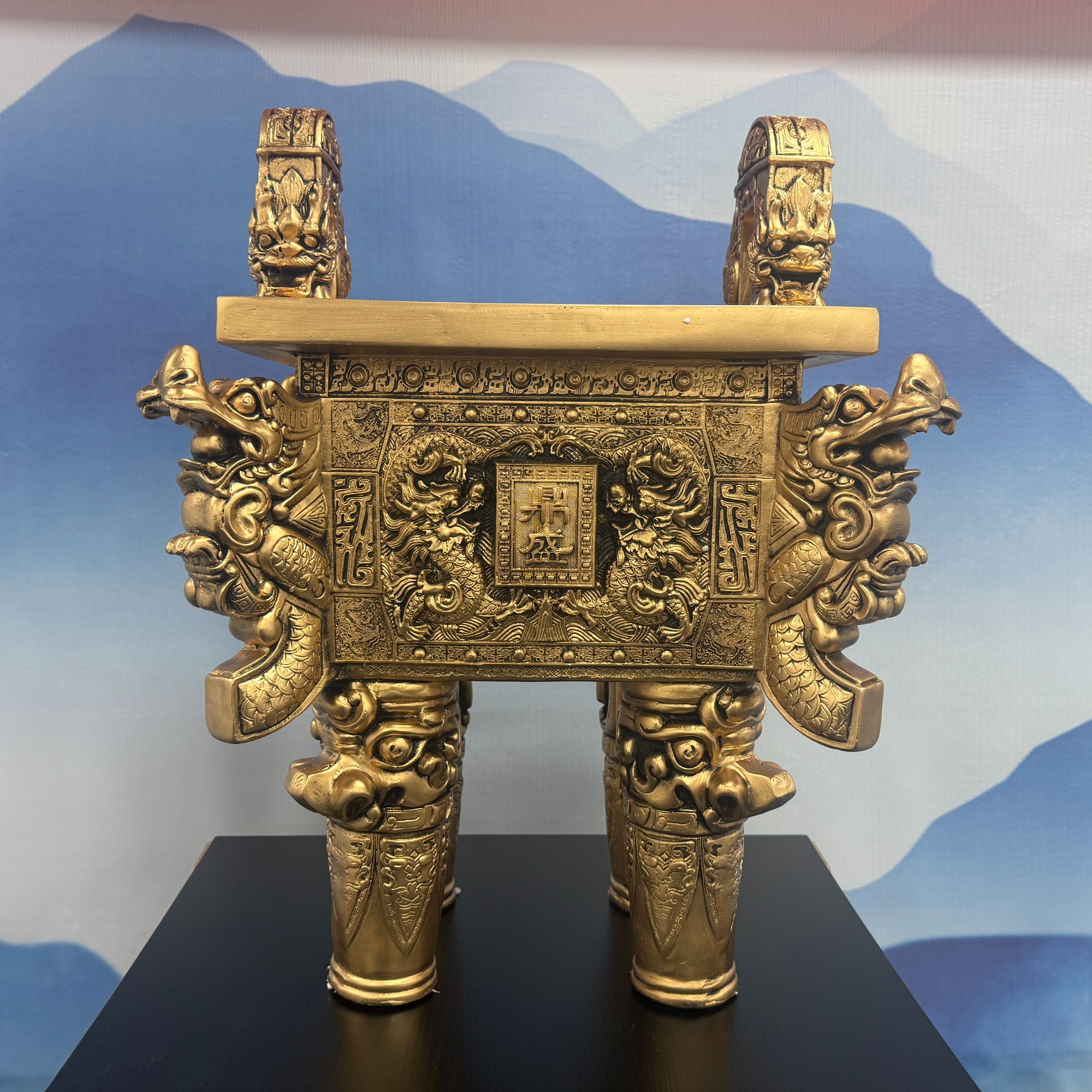 【大号鼎盛千秋】落地摆件前台吧台装饰店铺商铺公司开业送礼