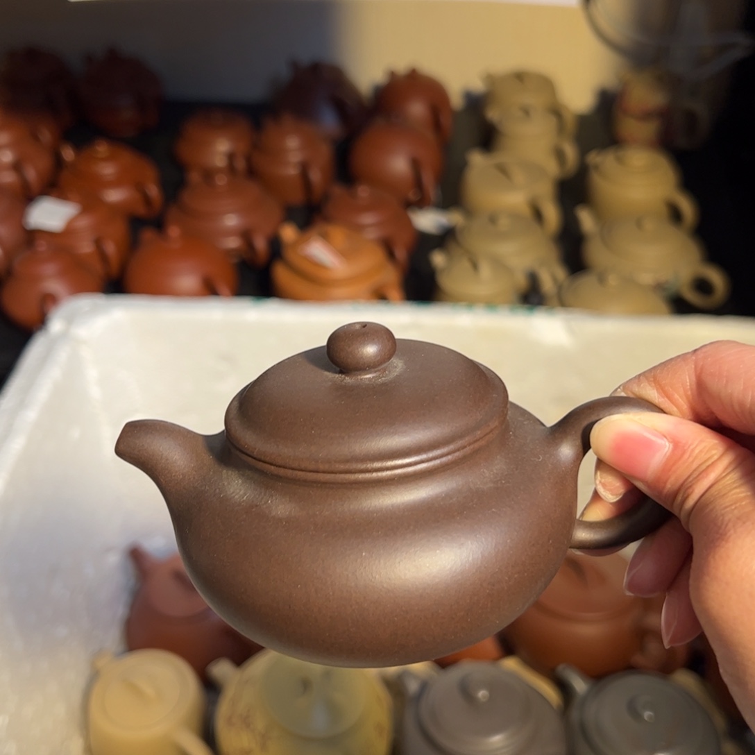 茶壶紫砂宜兴紫砂壶紫泥160