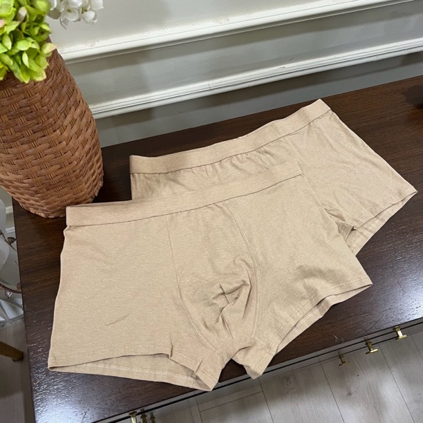 被原生彩棉环抱～偏宽松 理智消费尽量no退男士彩棉内裤纯色两条装