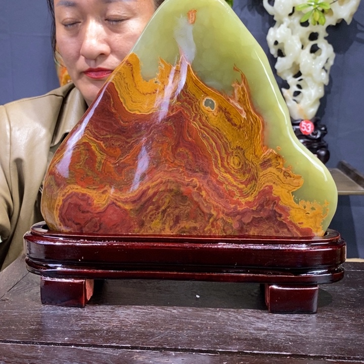 石材精品古青石摆件