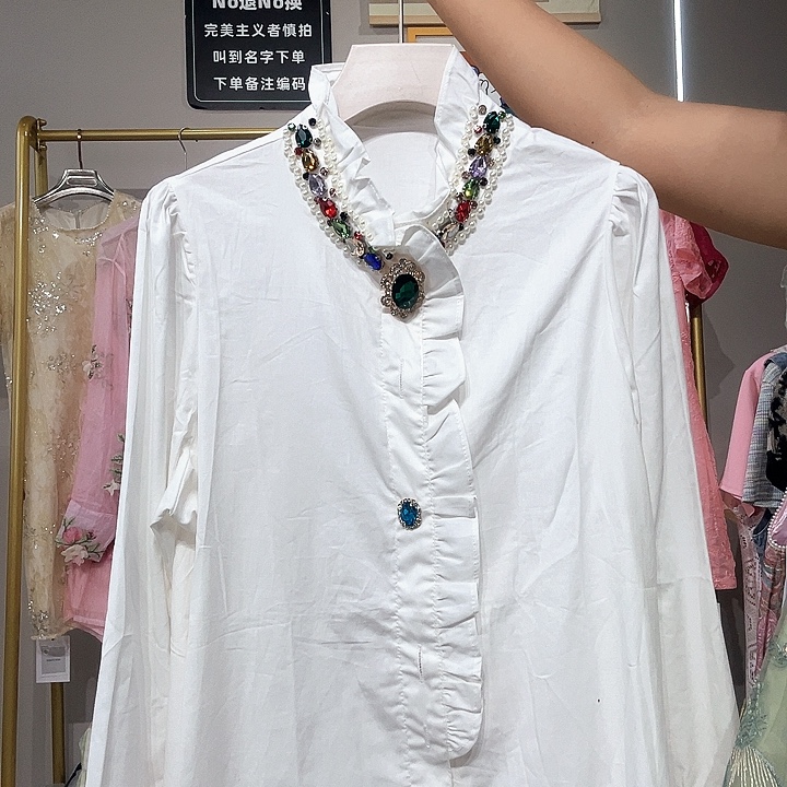 闪电购135白色衬衫