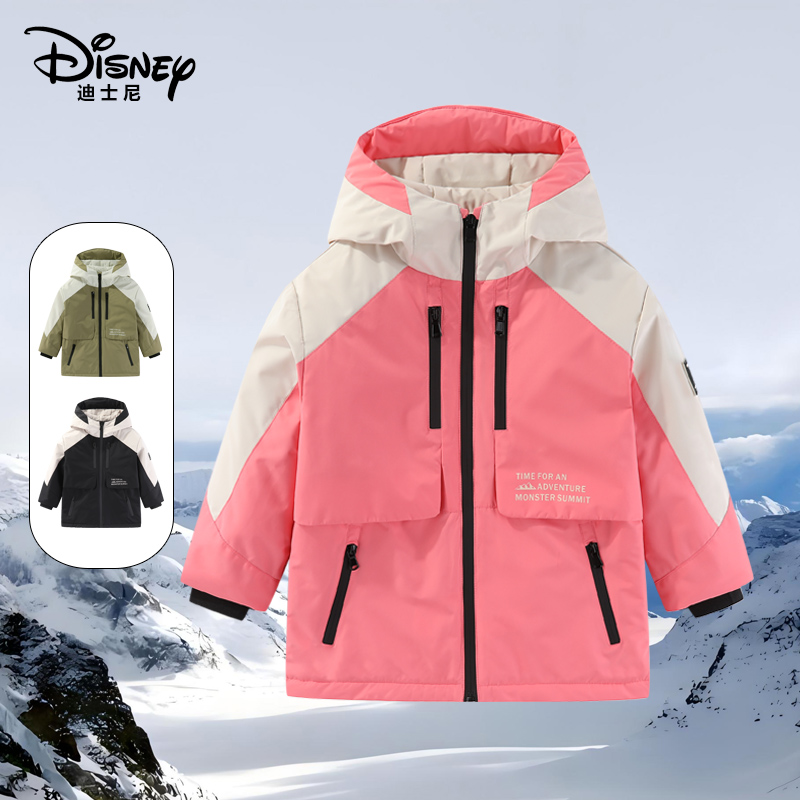【乐宝清货】 【全现货+运费险】迪士尼儿童夹棉防风外套XPR3SA021