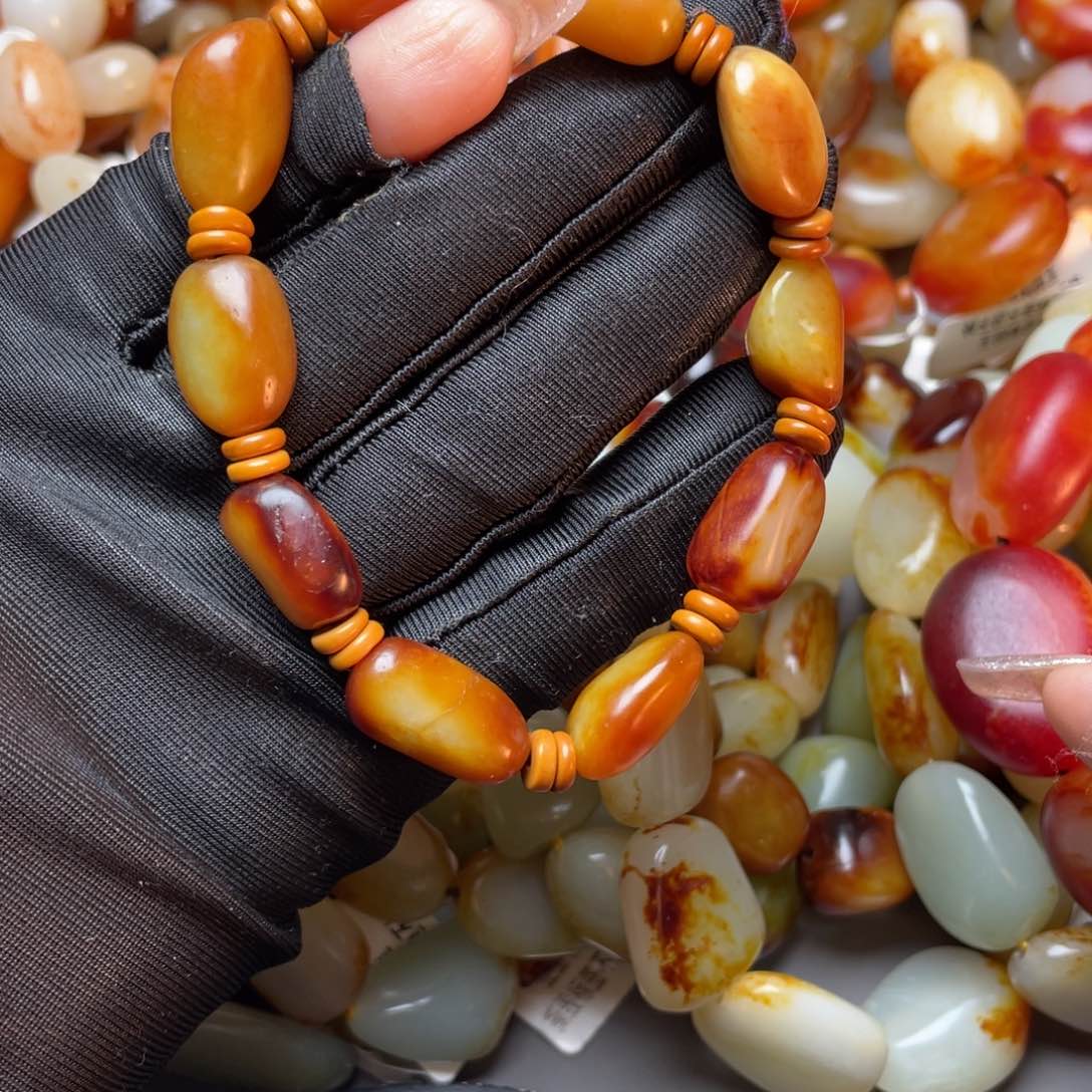 和田玉手链未镶嵌