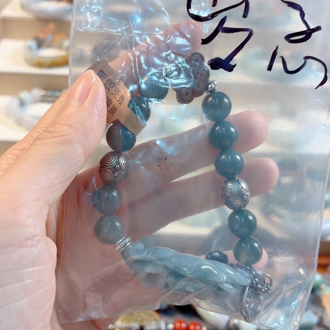 翡翠未镶嵌手链手串
