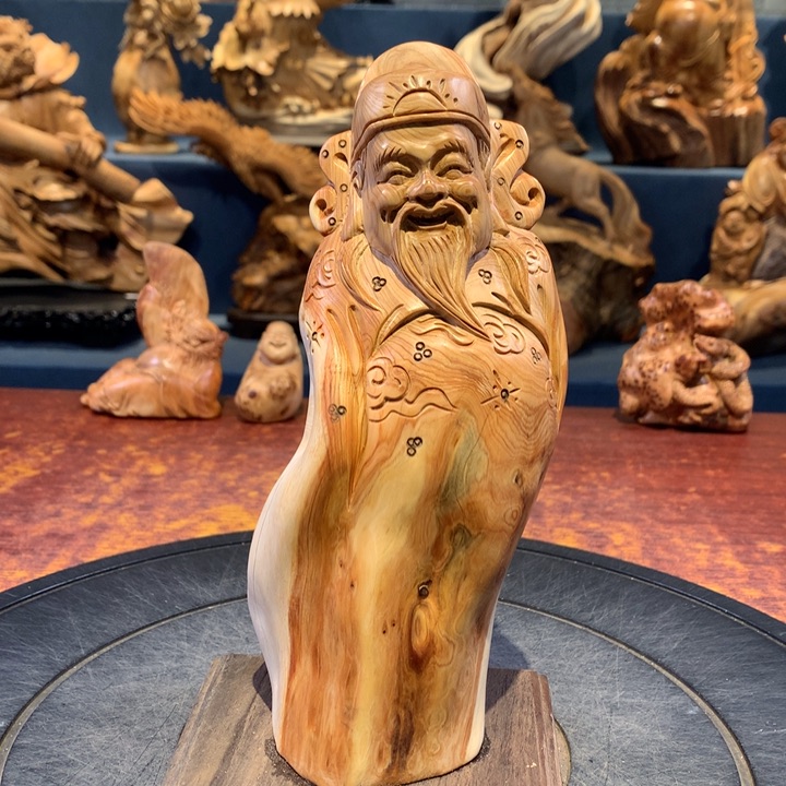 柏木（崖柏）根雕摆件