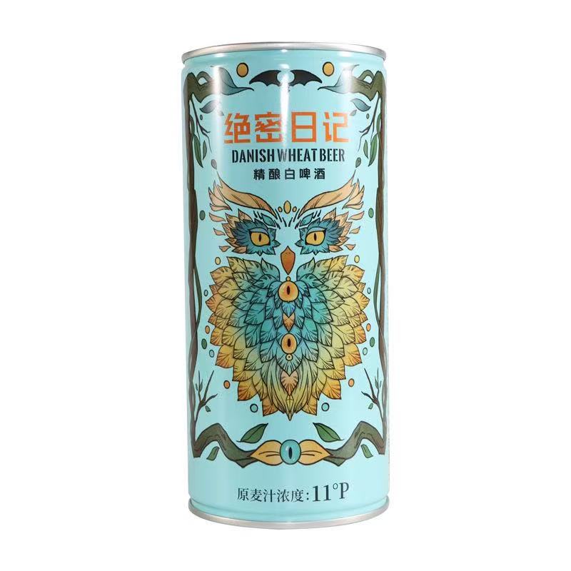  【国产白啤】精酿绝密日记小麦精酿白啤酒1L*6桶整箱麦汁度11°P