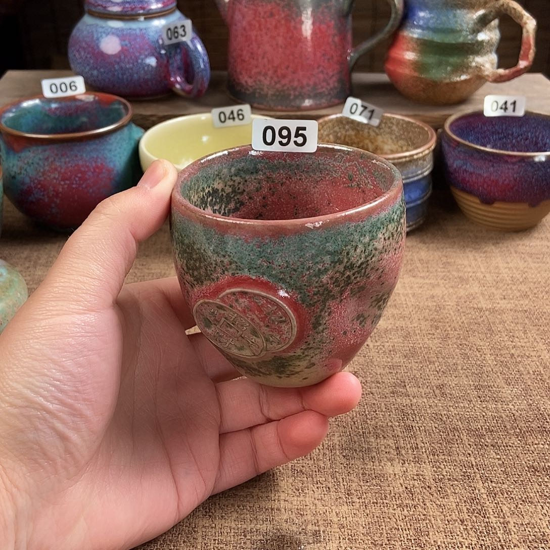 瓷片钧瓷茶壶茶具