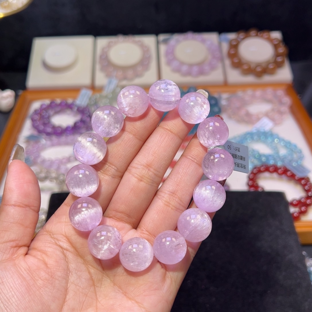 锂辉石紫锂辉未镶嵌j*y紫锂辉15.2m m