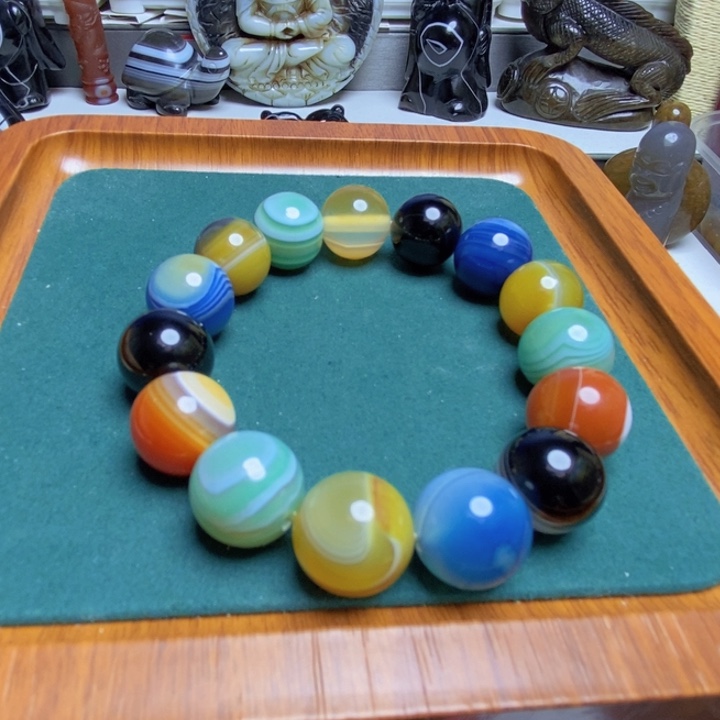 未镶嵌套链玛瑙/玉髓山*几