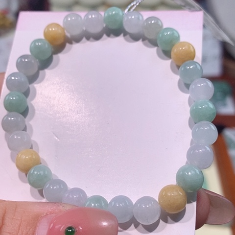 颈饰未镶嵌翡翠手串