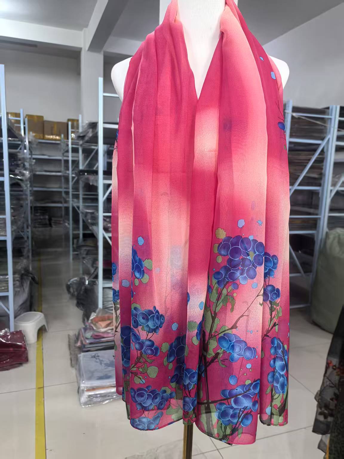 H028 蓝莓 防晒 云朵纱 130*180 丝巾 披肩 围巾