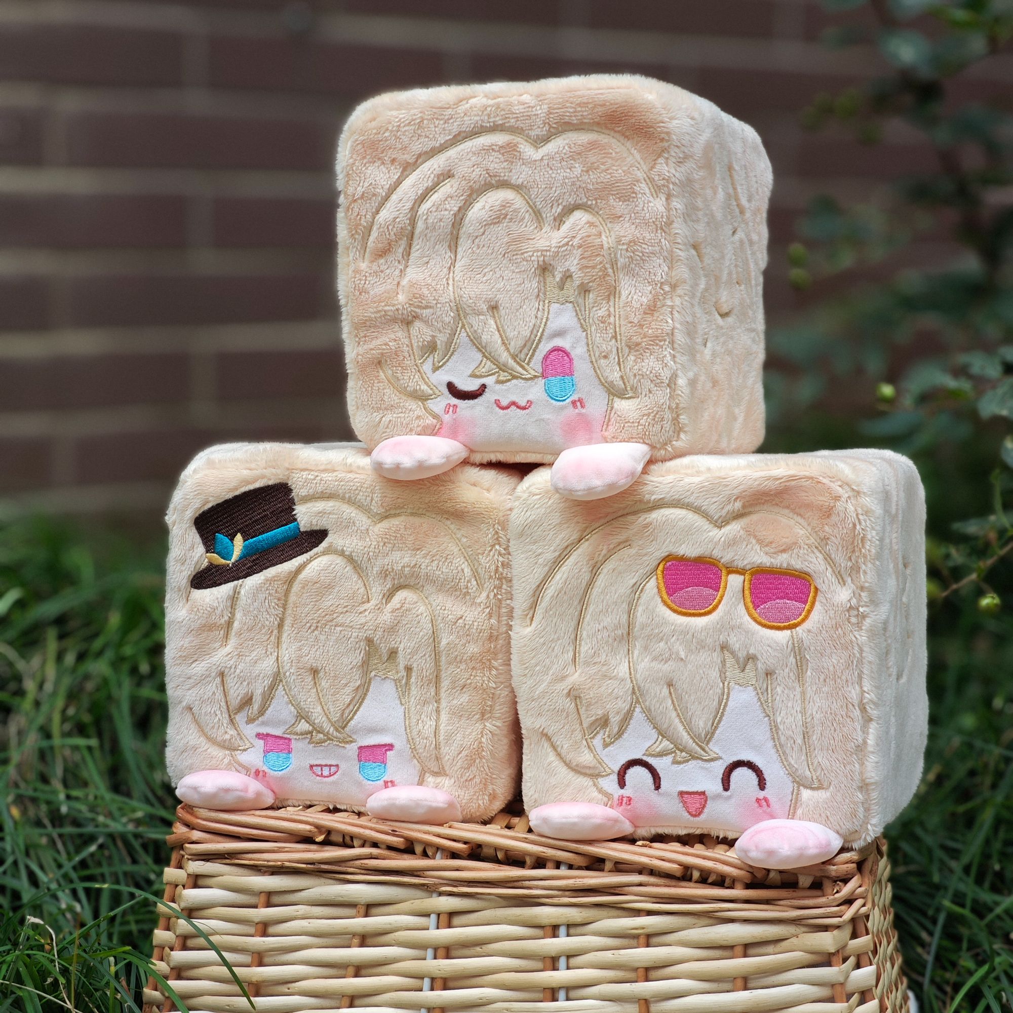 【原力赏】崩铁印象砂金小方糖毛绒抱枕（15×15×15cm）