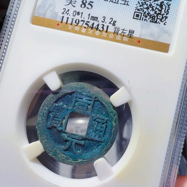 铜DX 评级币一个。4431