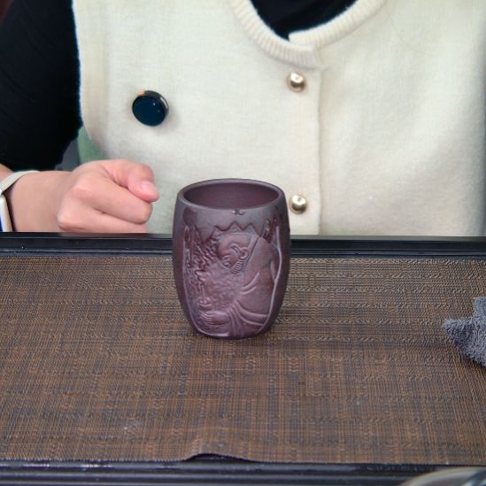 茶杯紫砂高货放漏