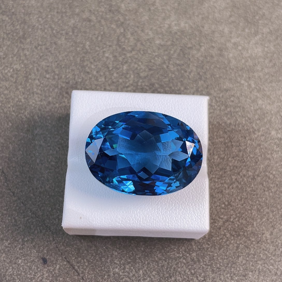 裸石托帕石伦敦蓝托帕石45.8ct