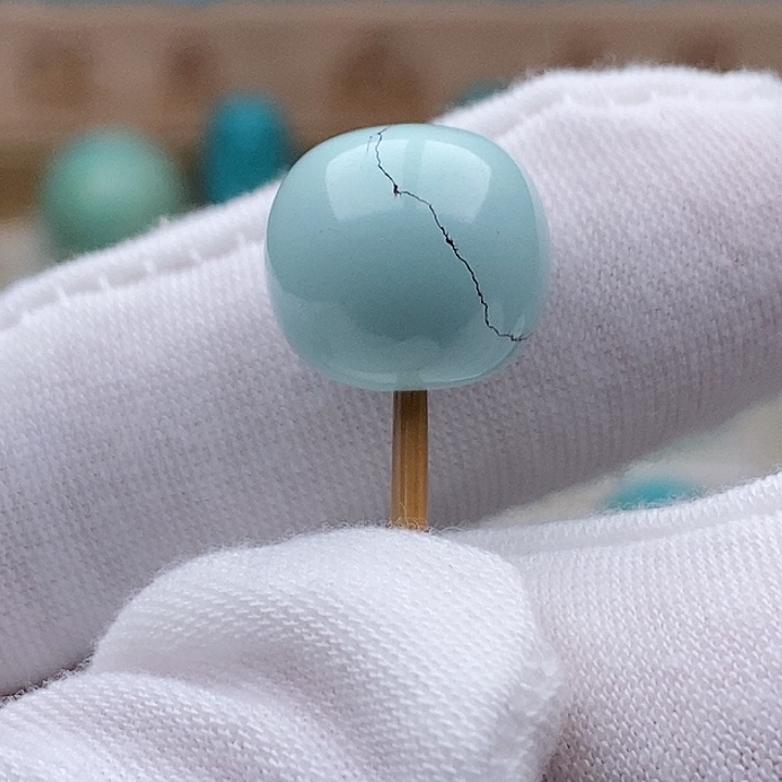 绿松石珠宝奇石未镶嵌五*面