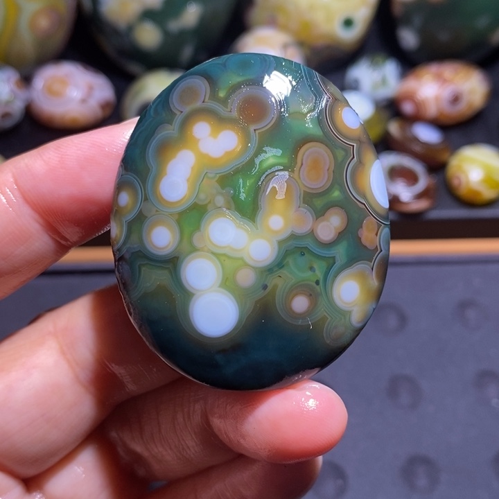 未镶嵌玛瑙/玉髓珠宝半成品35