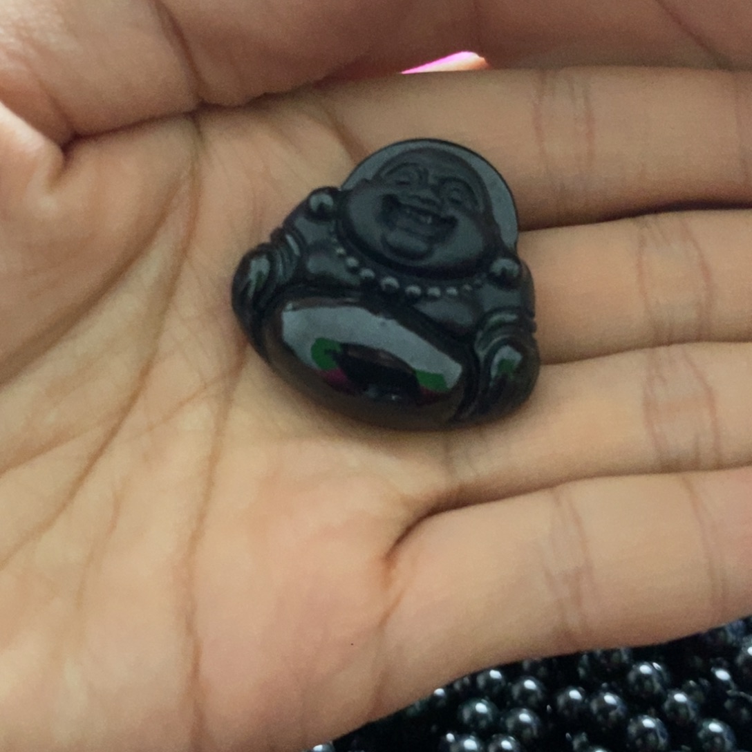翡翠未镶嵌吊坠(不含链)小佛公