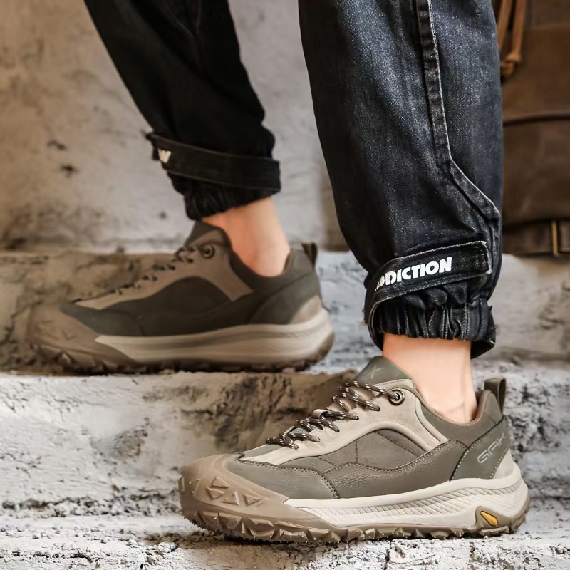 阿时可时ASHIKESHI【正品推荐】2025全皮秋冬新款轻便防滑劳保鞋