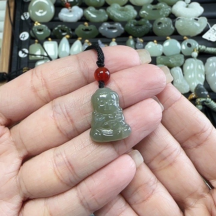 和田玉未镶嵌吊坠(不含链)