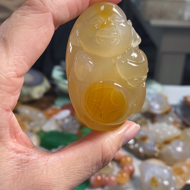 玛瑙/玉髓吊坠(不含链)未镶嵌