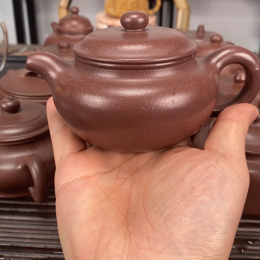 紫砂茶壶底槽清仿古容量230毫升