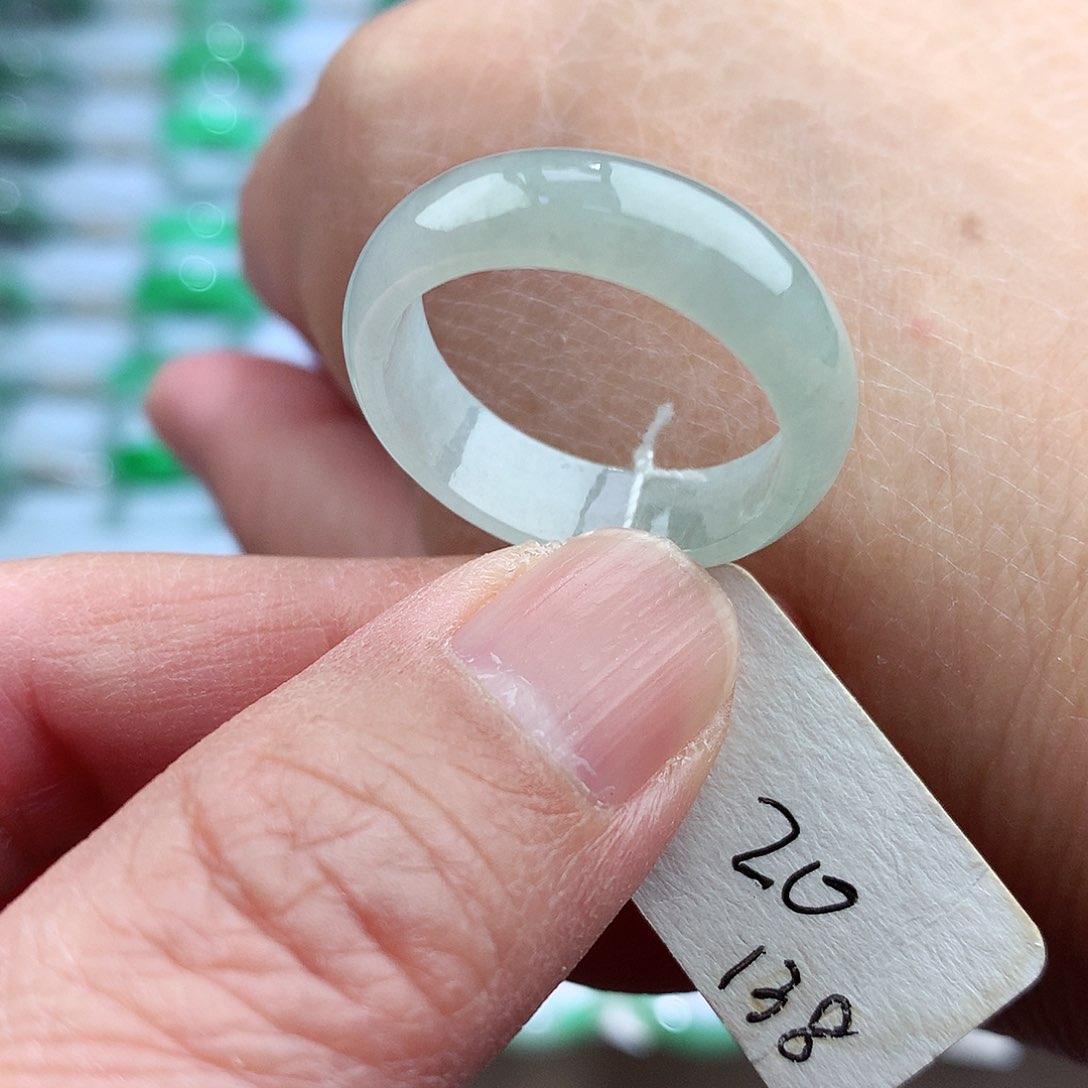 未镶嵌戒指翡翠20号