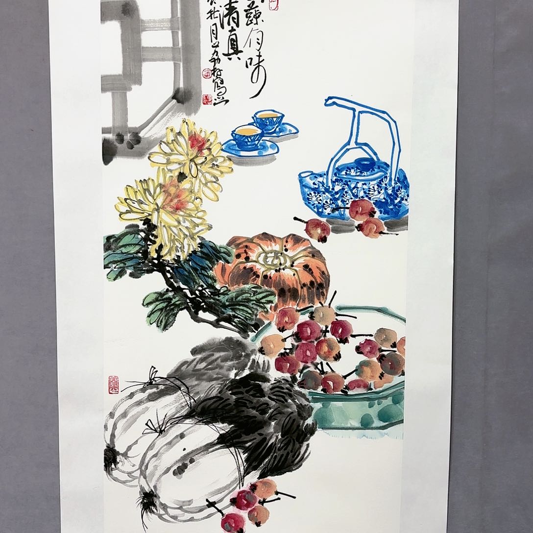 国画国画纯手绘作品请放心去藏