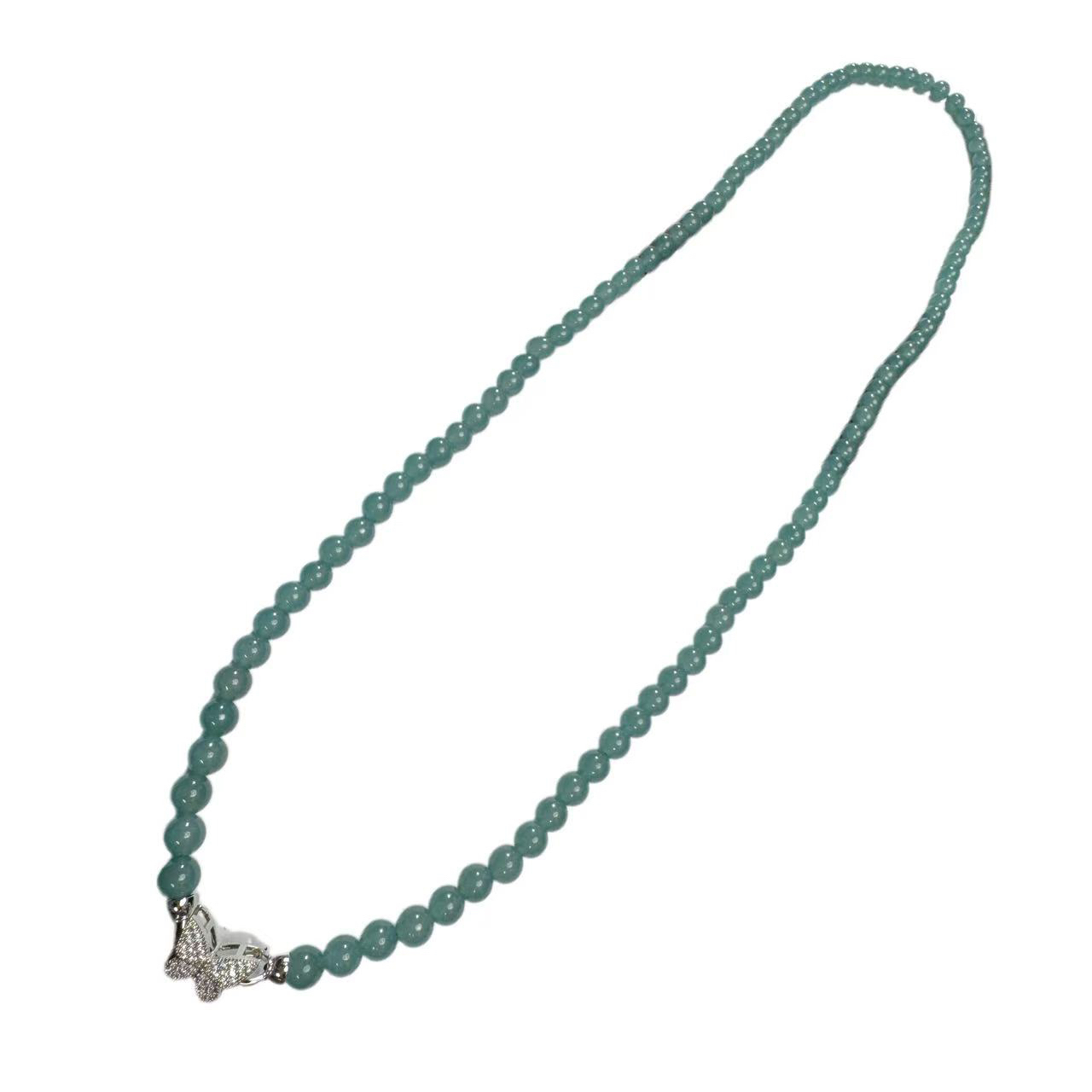 ·藏收级加长款蓝水玉项链 A116-CDN-2A