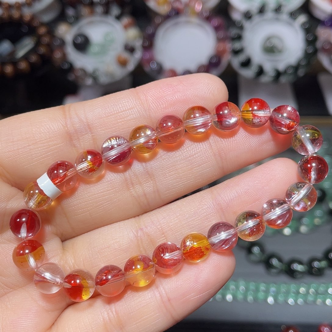 手链未镶嵌水晶锦鲤胶花手串