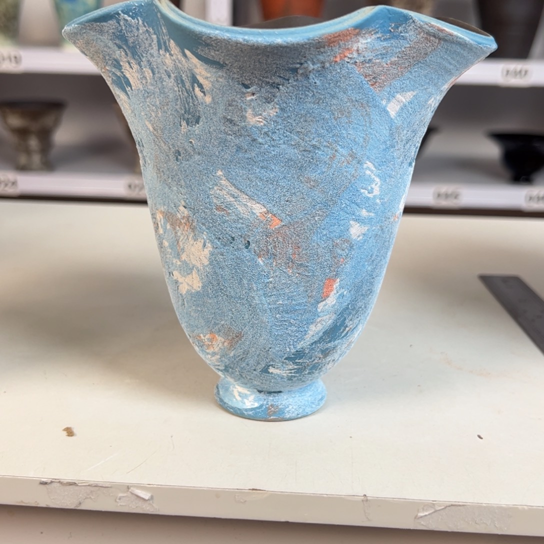 柔***水景德镇手工花盆011