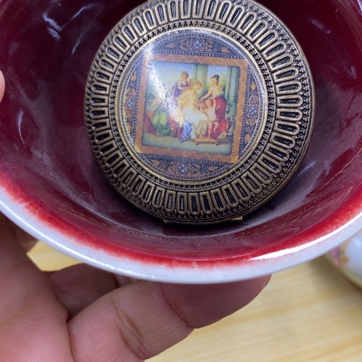 陶这是一个瑞碗手工的。