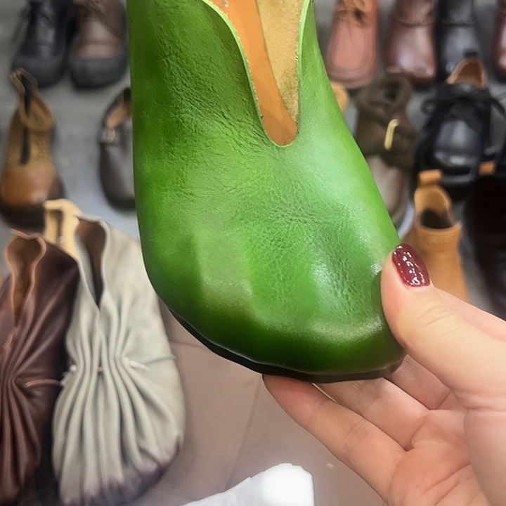 豆豆鞋829-7绿色38