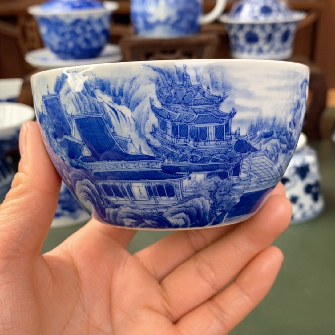 杯景德镇陶瓷手工手绘