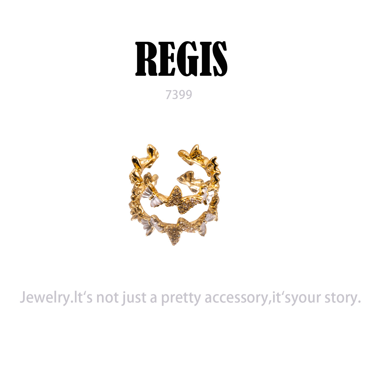 镀K金  REGIS  戒指 ～7399