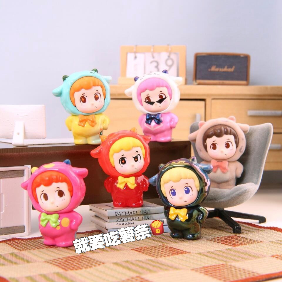 【代拆】PINY我想我职是一只羊系列萌粒潮玩盲盒手办