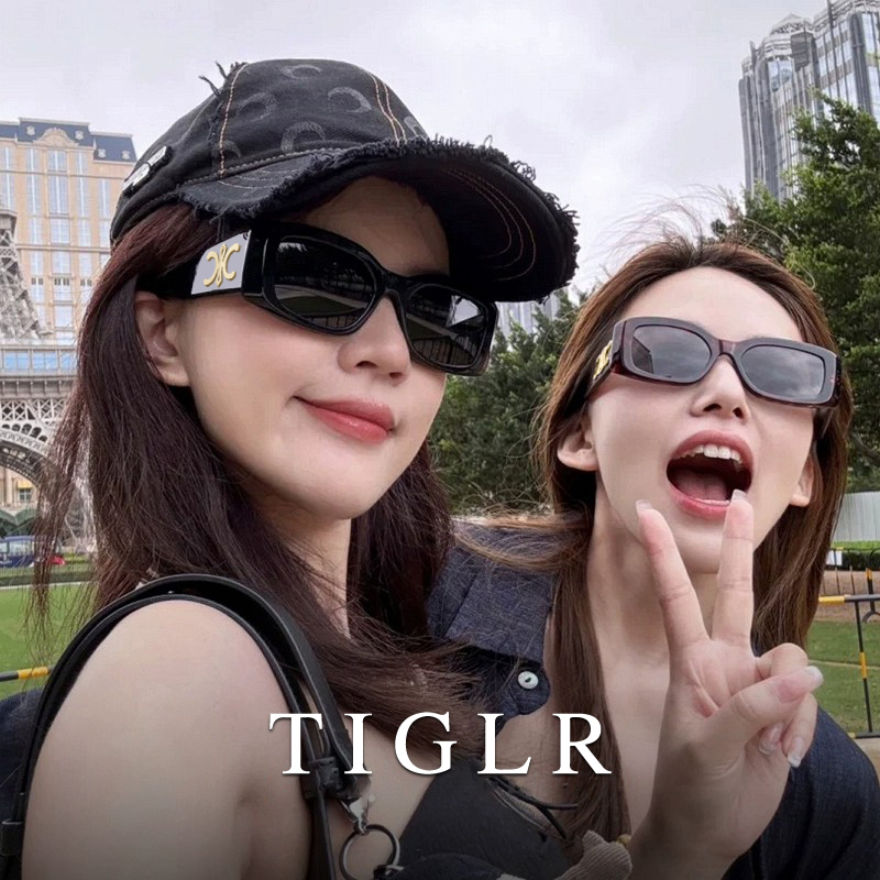 帝格勒复古墨镜女款2025新款网红款爆款凯旋门宽腿太阳镜防紫外线