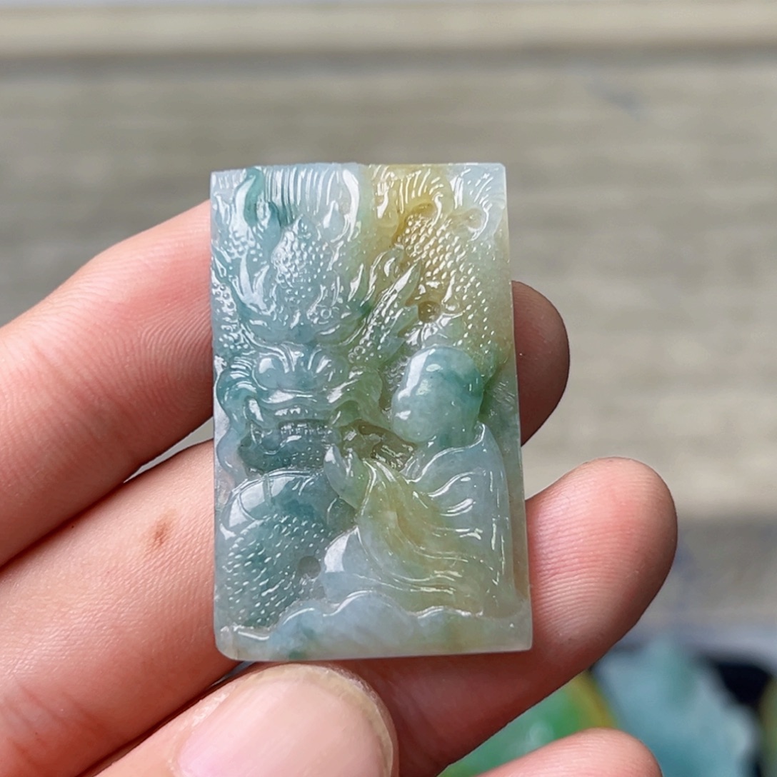 定制翡翠未镶嵌望子成龙