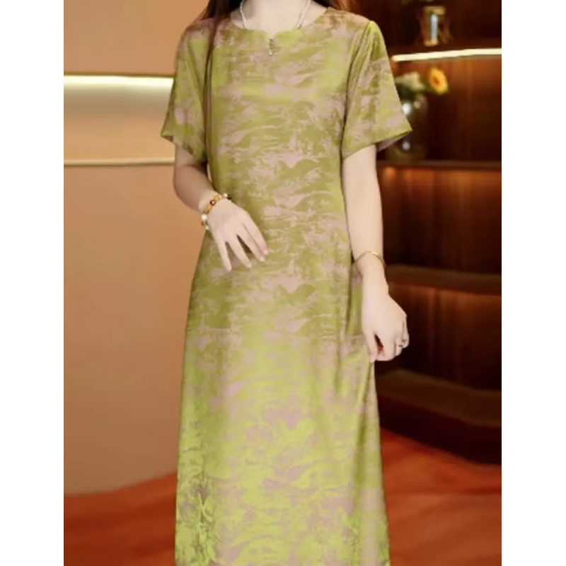 清韵柠檬裙  时尚轻奢亲肤透气中长款连衣裙