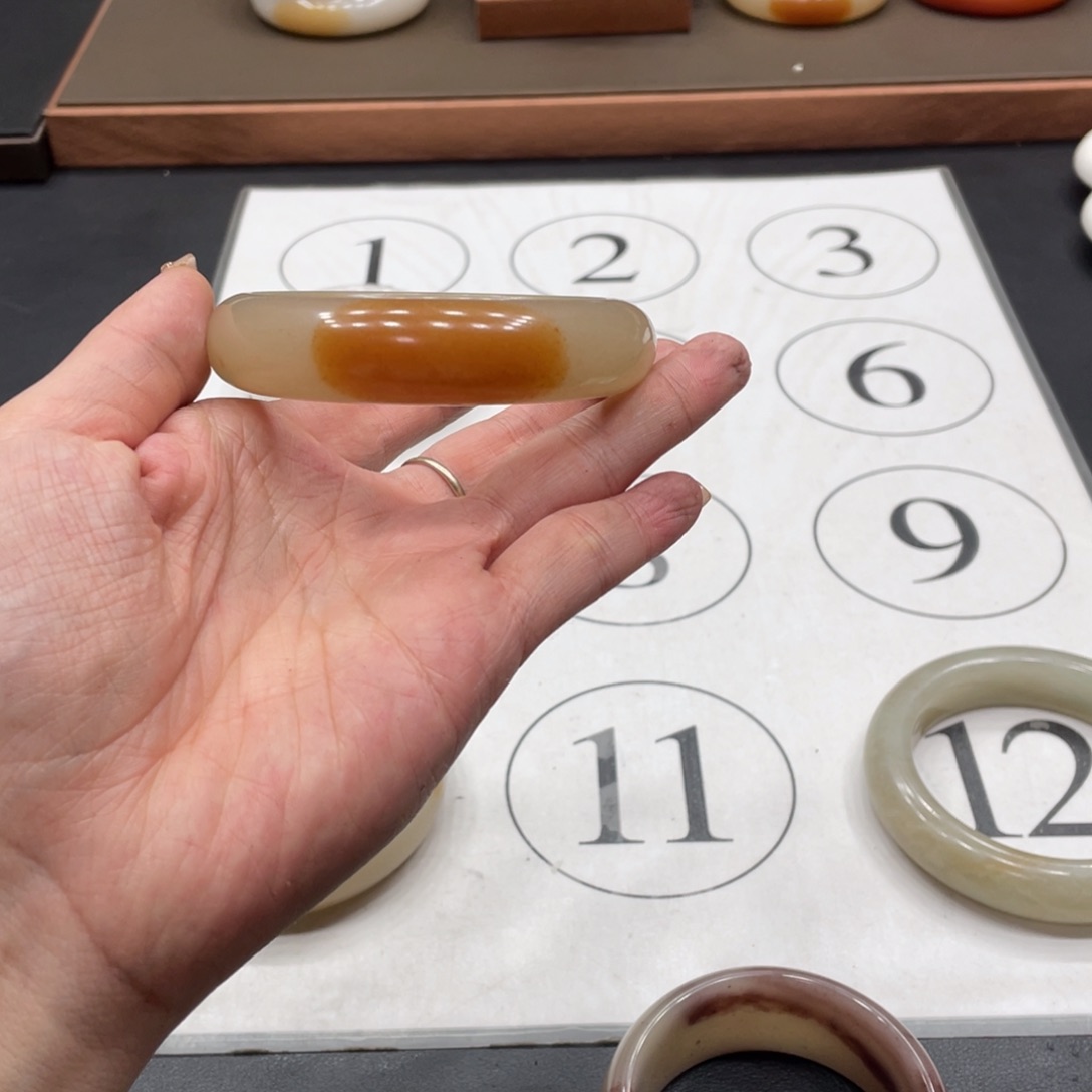 查罗石手镯未镶嵌发***头