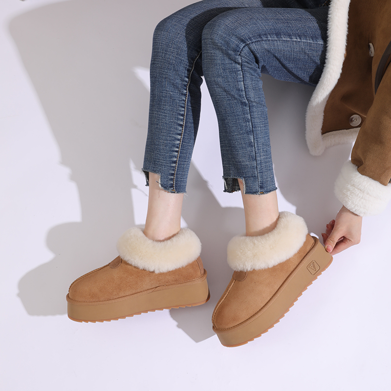 【羊皮毛一体】塔次特厚底雪地靴冬季加绒加厚底棉鞋保暖时尚雪地靴