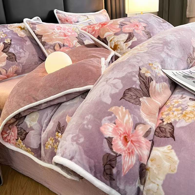 【刘大师专属】高端绒四件套（紫）