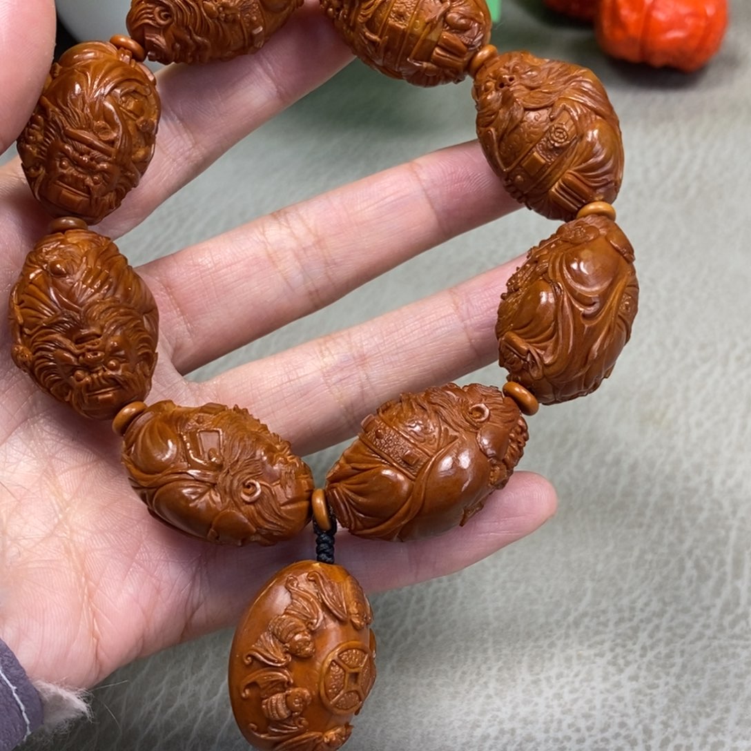 橄榄核手串/手链钟馗手串
