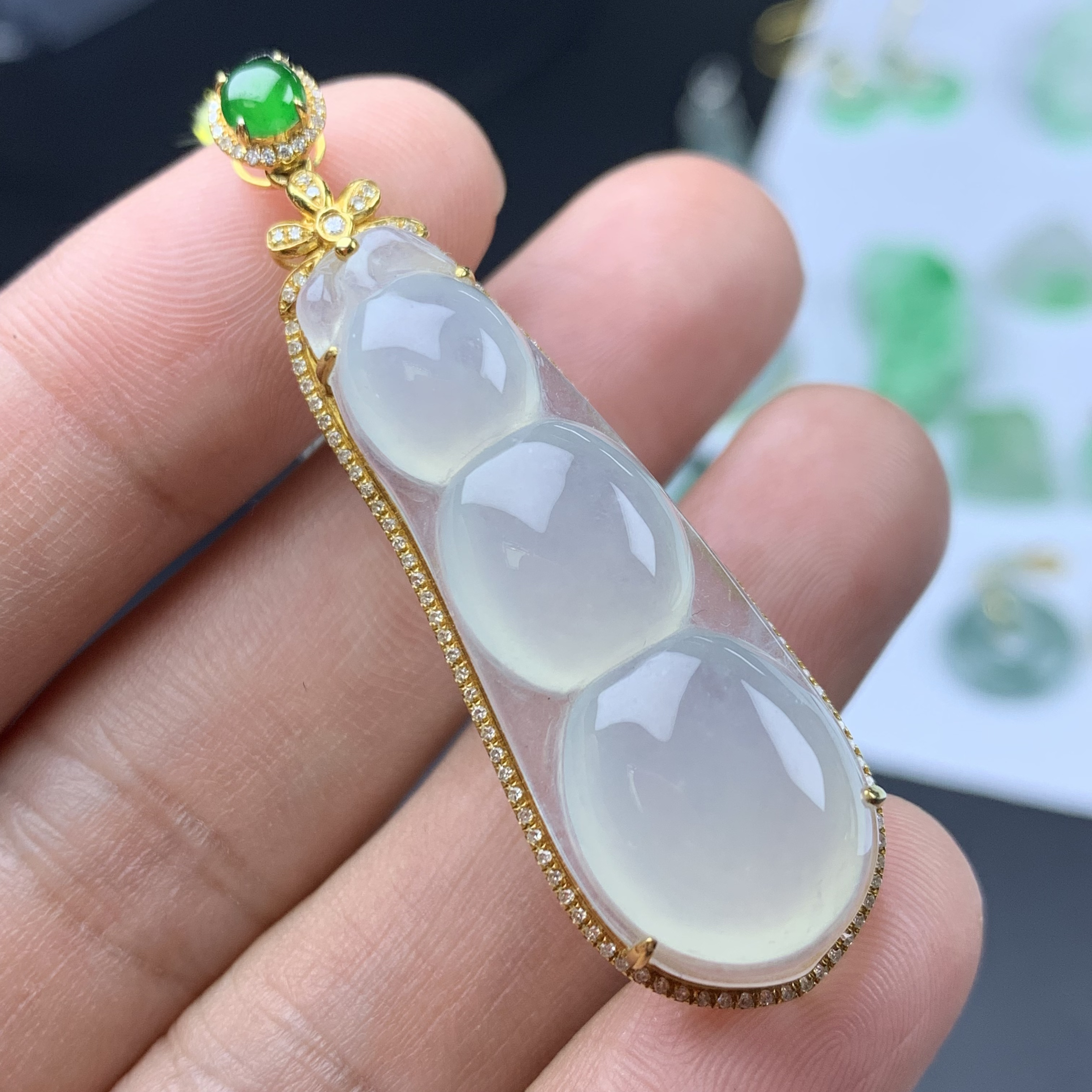 冰种大豆子好看漂亮