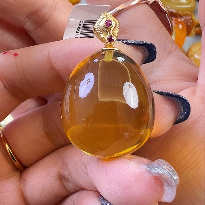 蜜蜡颈饰未镶嵌蜜蜡