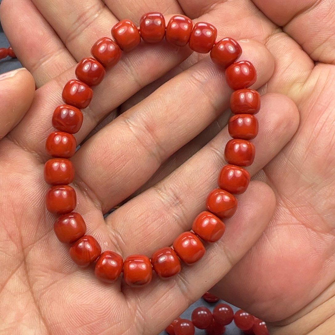 南红玛瑙手串 8+未镶嵌海*