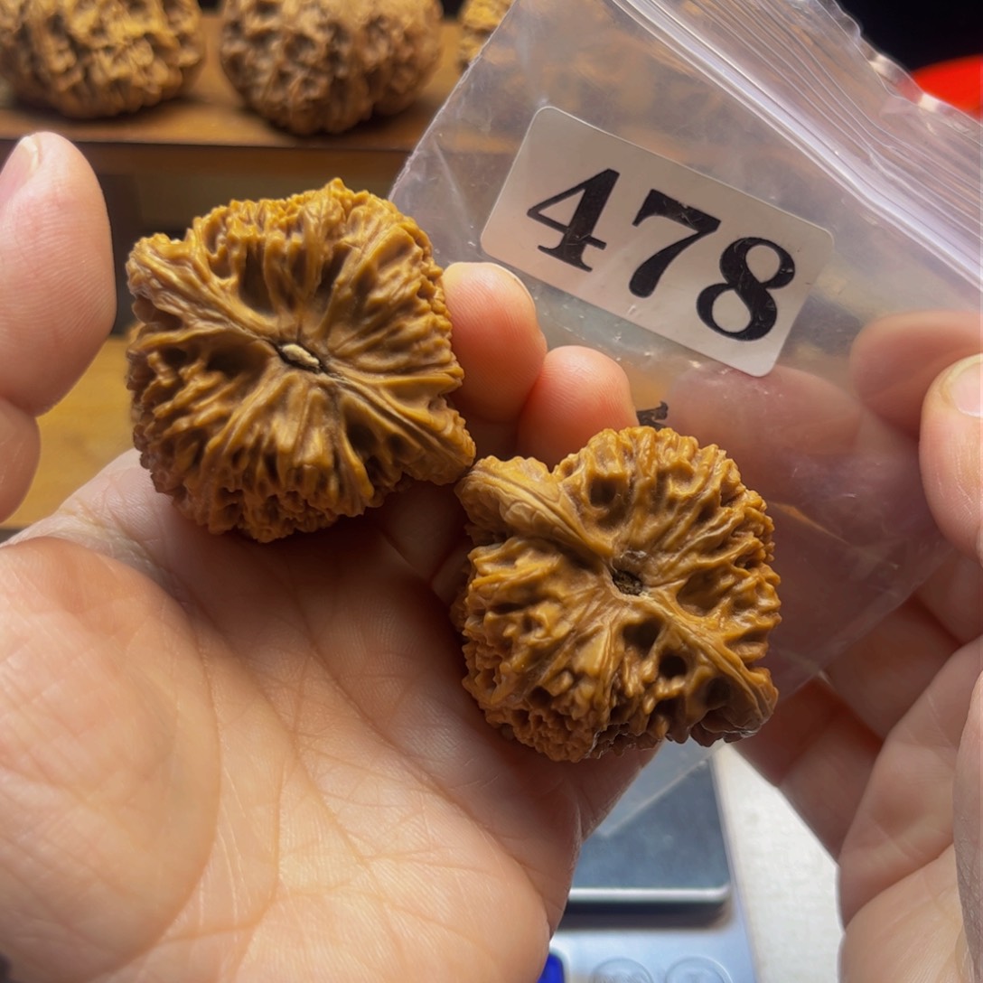 吊坠文玩核桃镜**月三角将44微修